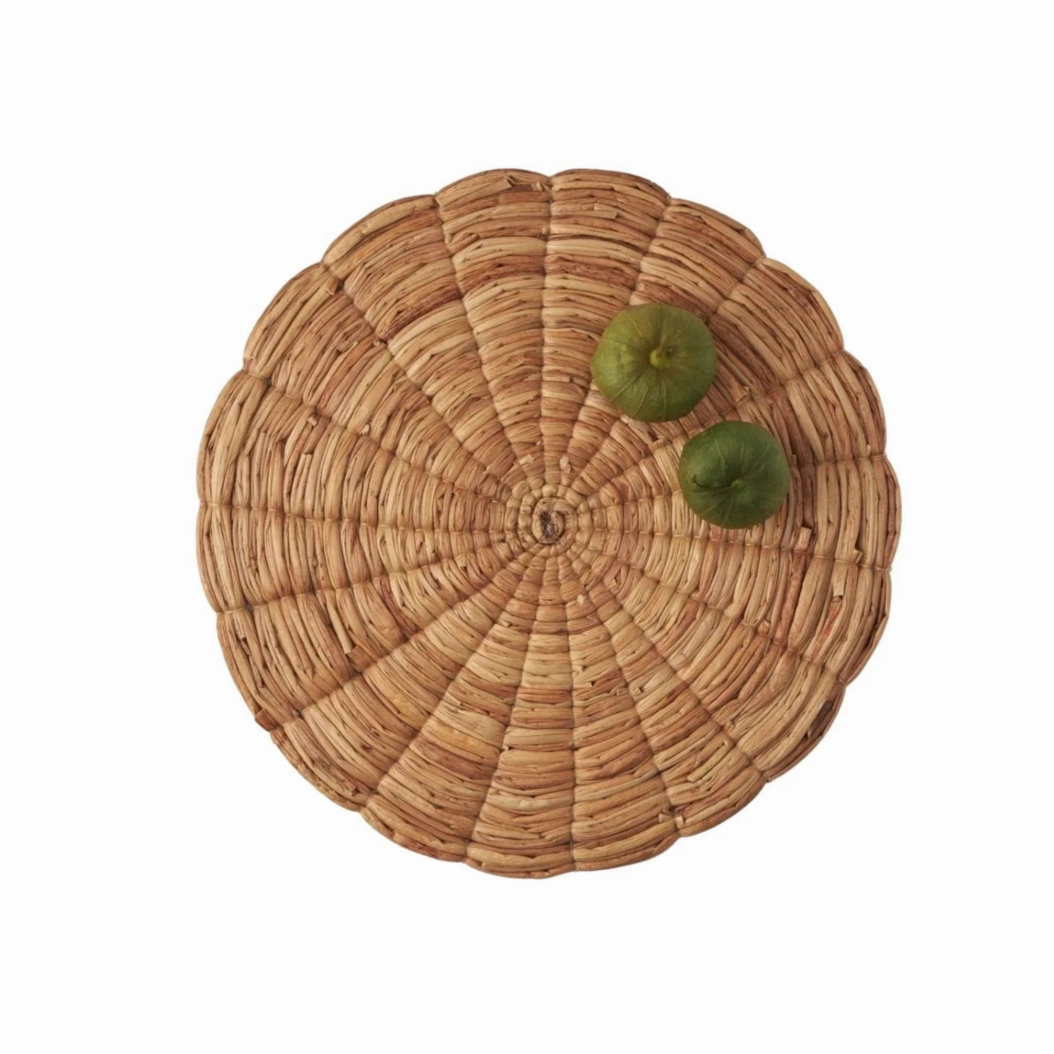 Hand Woven Water Hyacinth Round Placemats