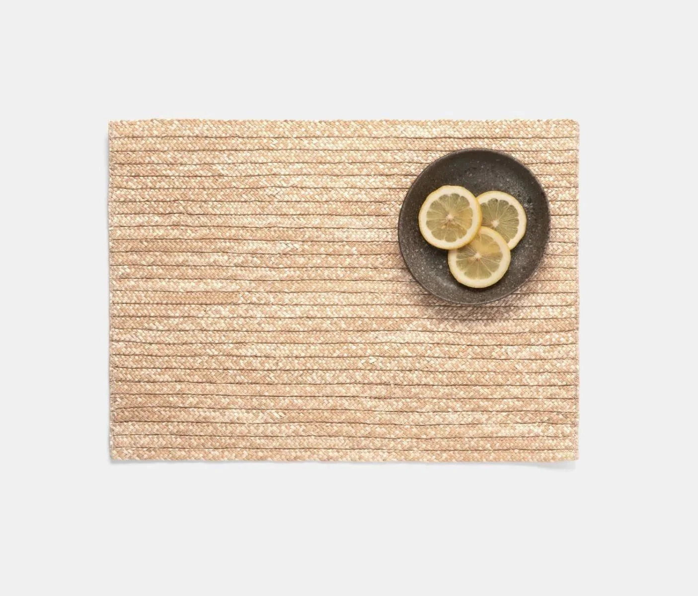Handwoven Straw Placemats in Natural