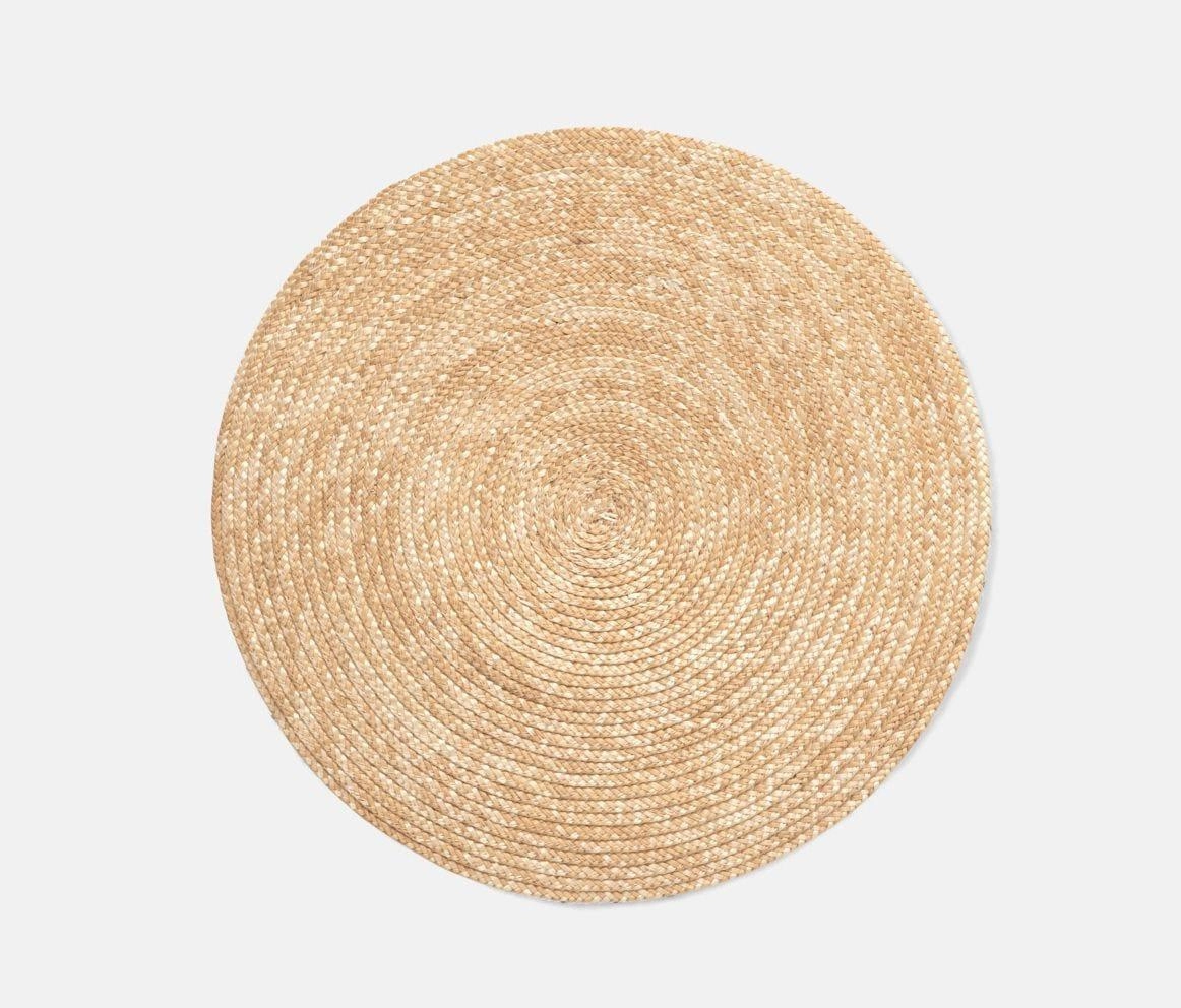 Handwoven Straw Placemats in Natural