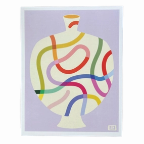 HAPPY LITTLE SQUIGGLES minimalist art object  