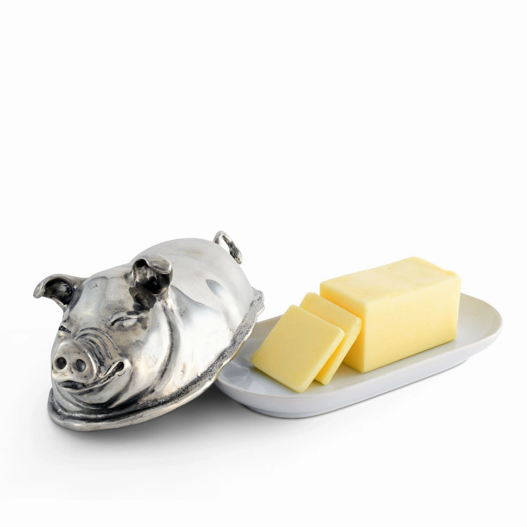 Happy Pig Butter Dish cute desktop display