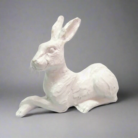 Harebella White Hare decorative home ornament