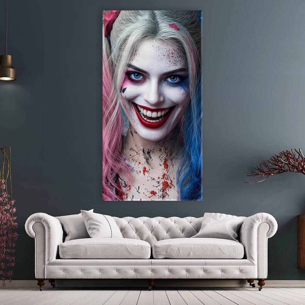 Harley's Joker Smile by Dj vu