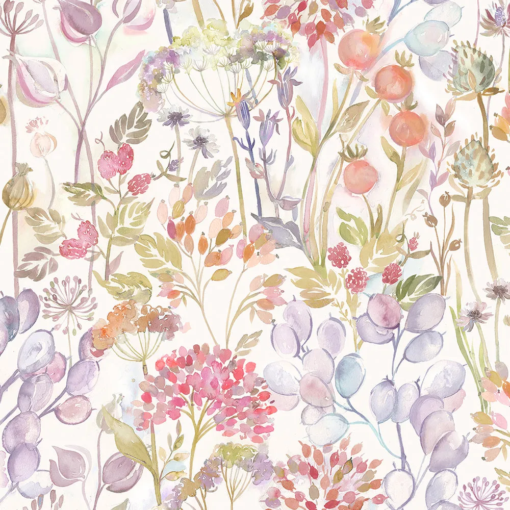 Hedgerow Printed Linen Made to Measure Roman Blinds Autumn