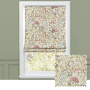 Hedgerow Printed Linen Made to Measure Roman Blinds Natural modern fashion rug  