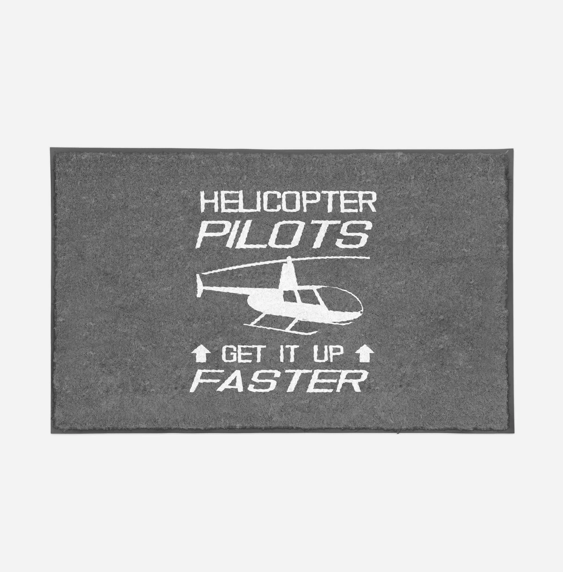 Helicopter Pilots Get It Up Faster Designed Door Mats