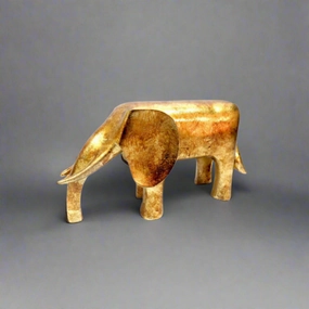 Hendrix Gold Elephant decorative home ornament