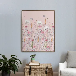 Hermione Framed Canvas Blush modern fashion rug  