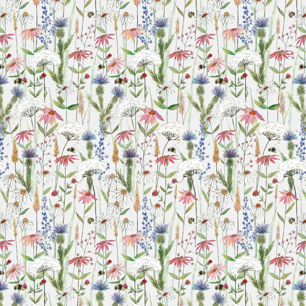 Hermione Printed Cotton Made to Measure Roman Blinds Natural