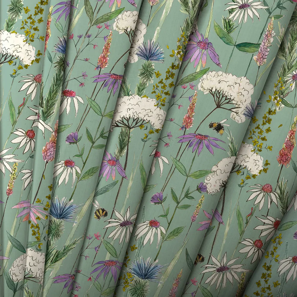 Hermione Printed Cotton Made to Measure Roman Blinds Verde