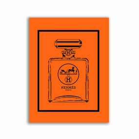Herms Bottle by Frank Amoruso framed mural artwork
