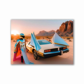 Heroes of desert by Iconica framed mural artwork