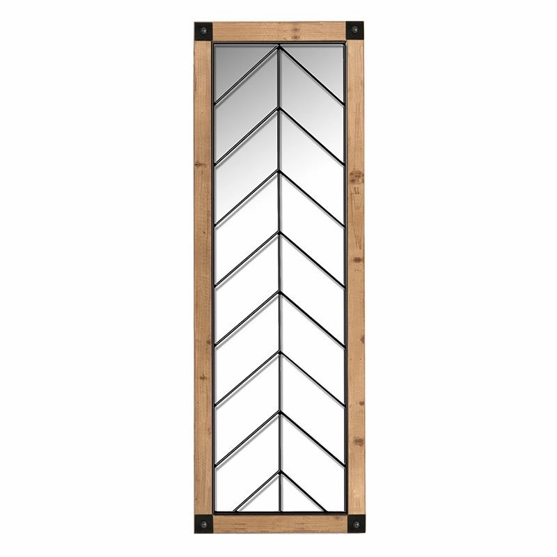 Herringbone Style Mirror wall pendant decor