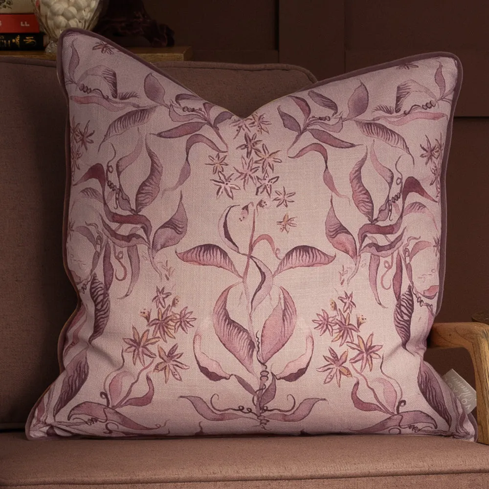 Hettie Printed Piped Cushion Posie modern fashion rug  