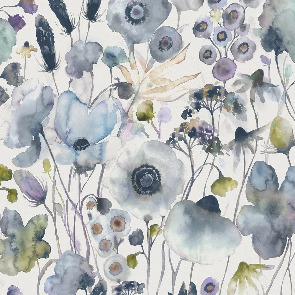 Hibbertia Printed Cotton Made to Measure Roman Blinds Crocus