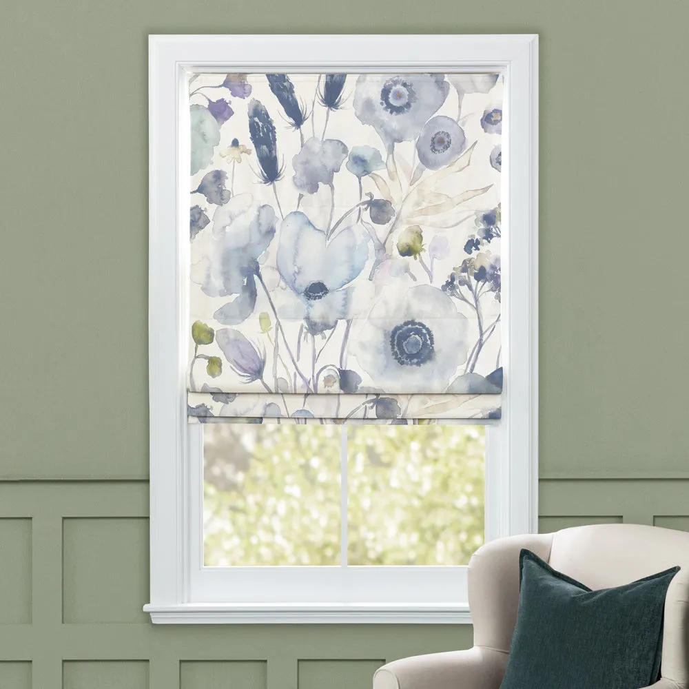 Hibbertia Printed Cotton Made to Measure Roman Blinds Crocus