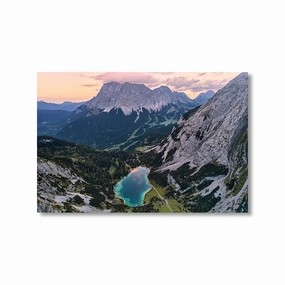 High above the Alps by Nenad Jovic framed mural artwork