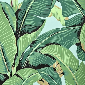 Hinson Sky Palm Wallpaper in Wide Width paper wall covering