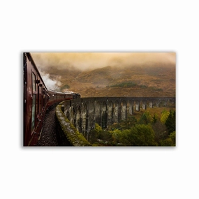 Hogwart's Express framed mural artwork