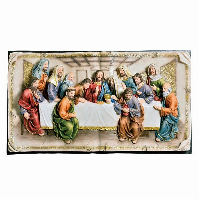 HOMILI Last Supper Plaque modern mural painting