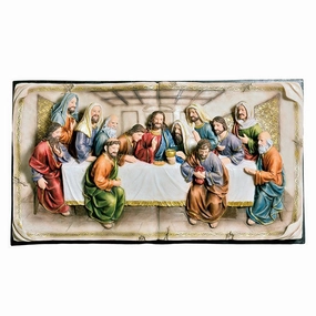 HOMILI Last Supper Plaque modern mural painting