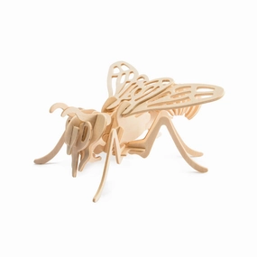 Honey Bee 3D Wooden Puzzle, 7-3/4-Inch wooden room decoration