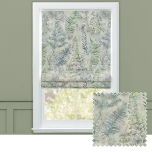 Honister Printed Cotton Made to Measure Roman Blinds Teal modern fashion rug  