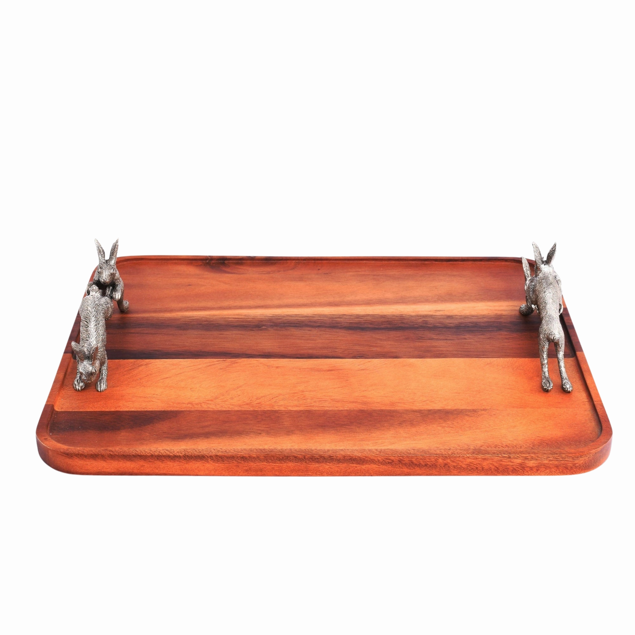 Hopping Bunny Wood Tray