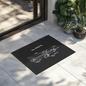 How Planes Fly Designed Door Mats door entrance rug