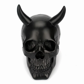Human Skull Resin Replica ceramic table ornament