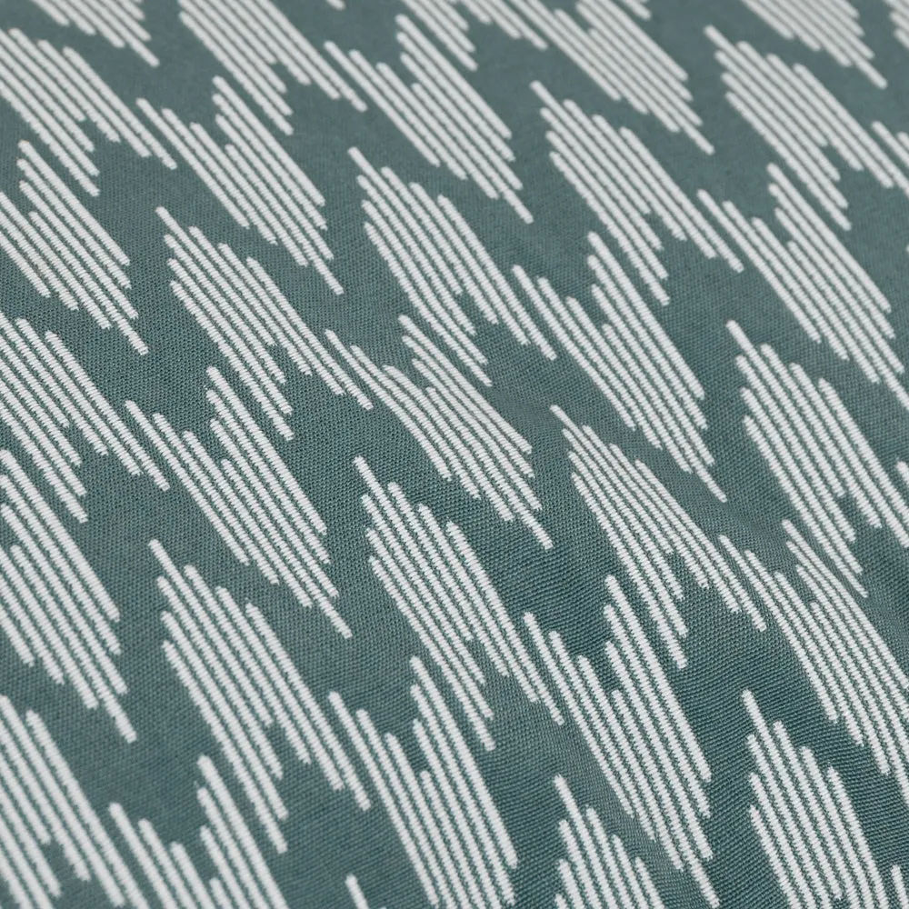 Hutton Woven Jacquard Cushion Blue