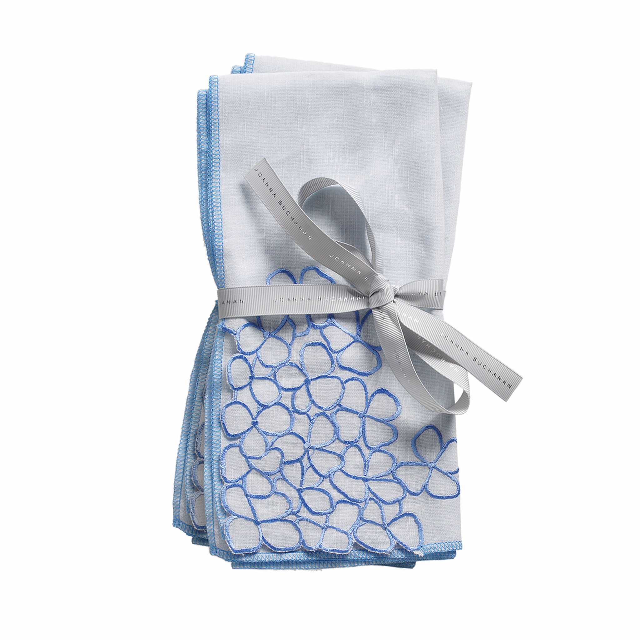 Hydrangea Dinner Napkins, Blue, Set of Two mini desktop sculpture