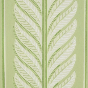 Hydrangea Drape in Green Wallpaper paper wall covering