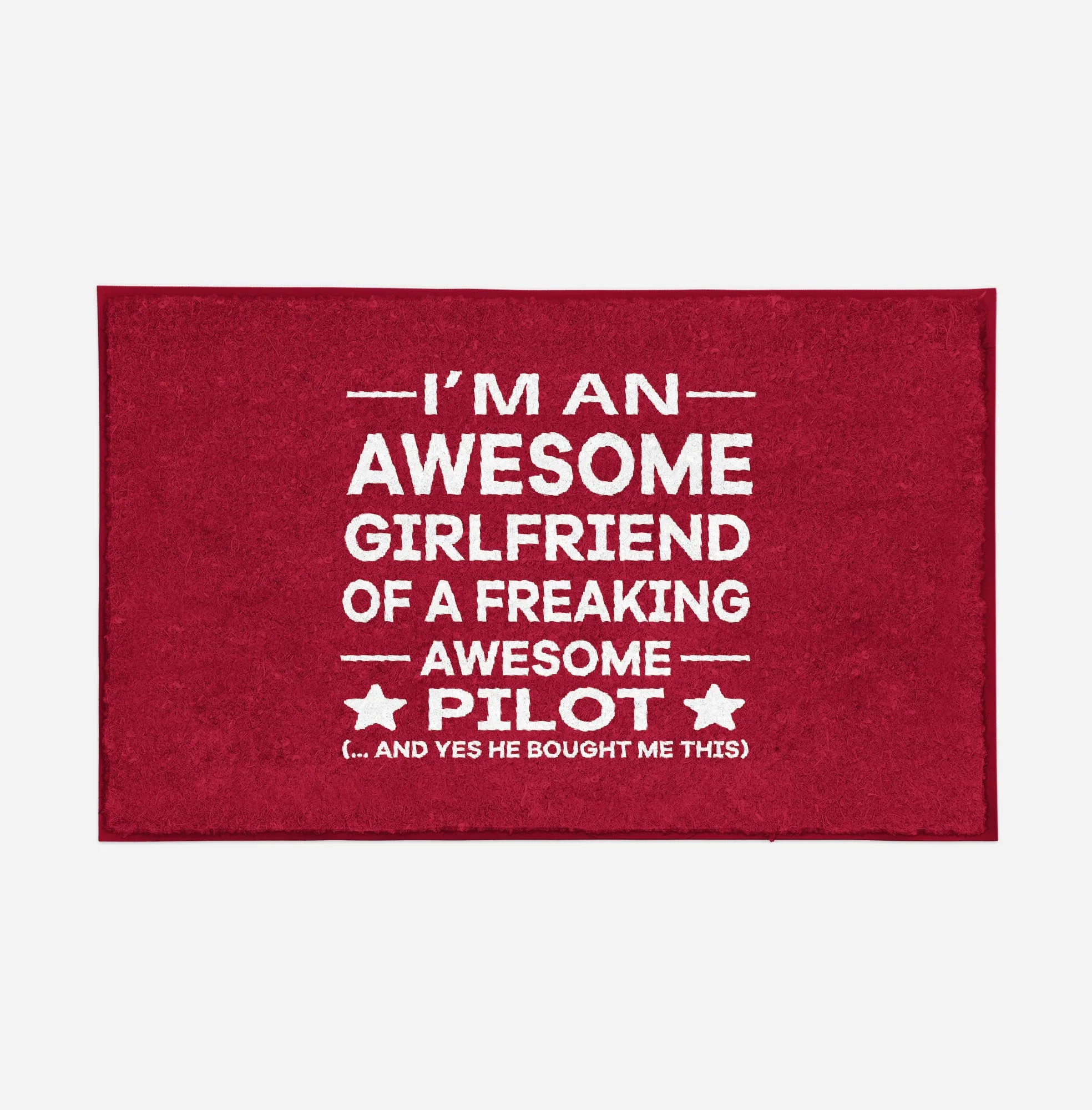 I am an Awesome Girlfriend Designed Door Mats