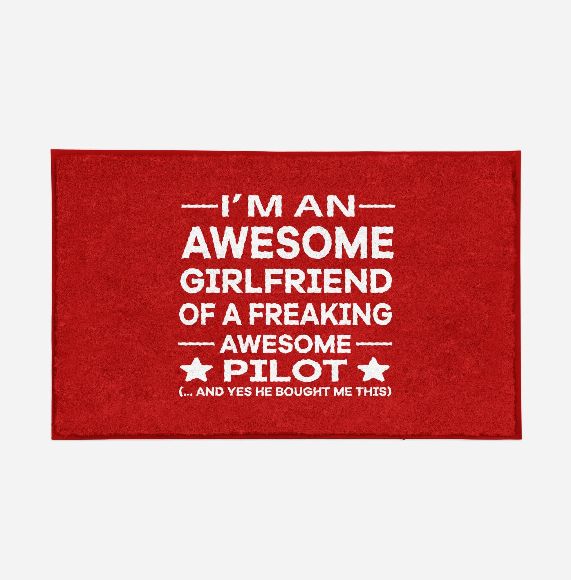 I am an Awesome Girlfriend Designed Door Mats