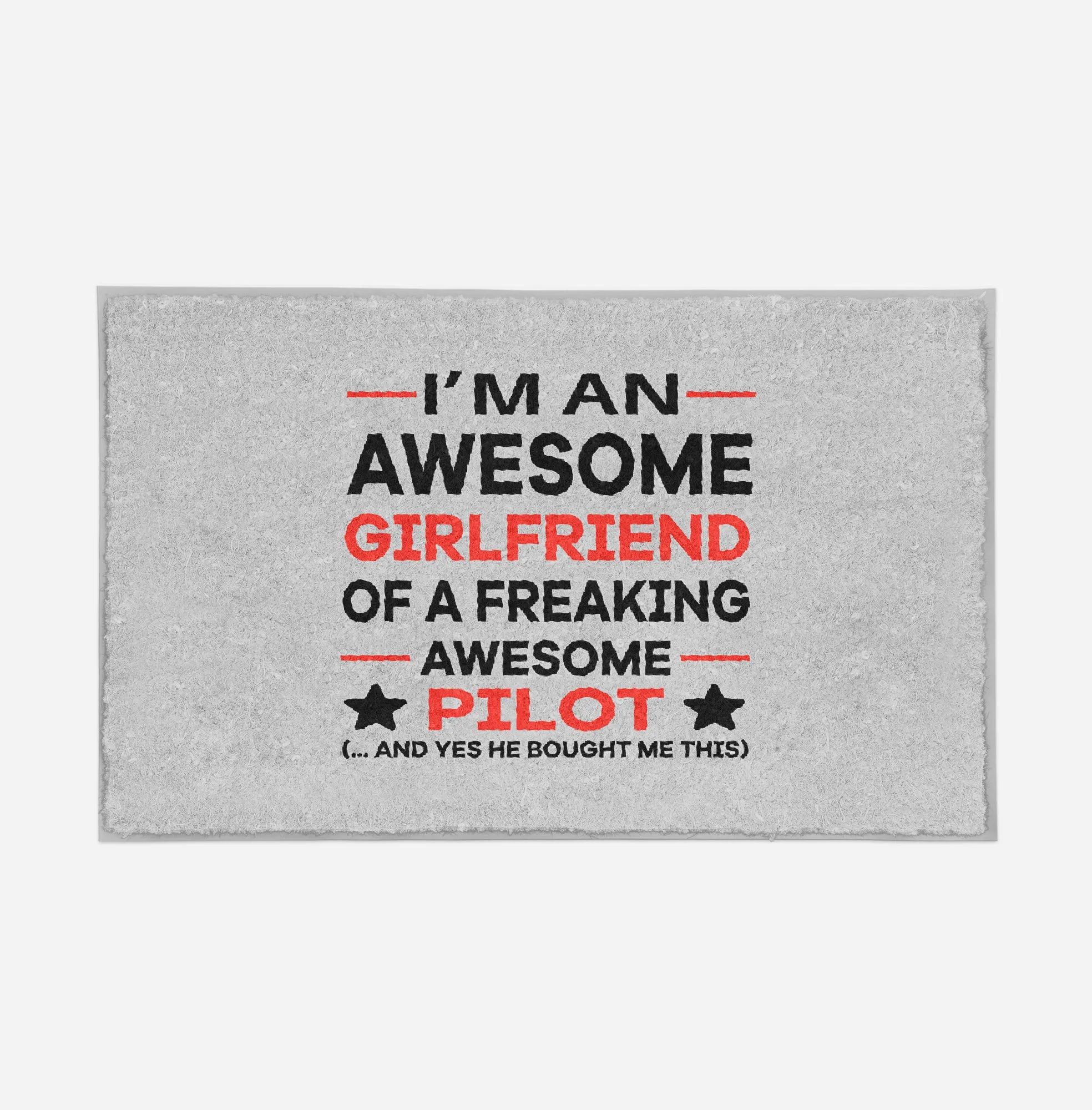 I am an Awesome Girlfriend Designed Door Mats