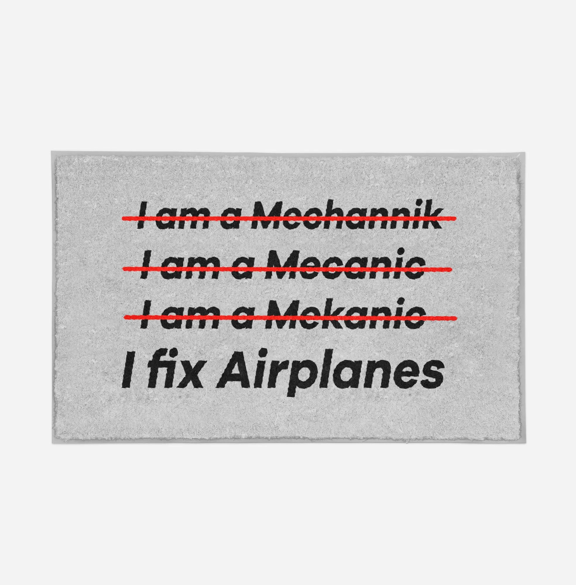I Fix Airplanes Designed Door Mats