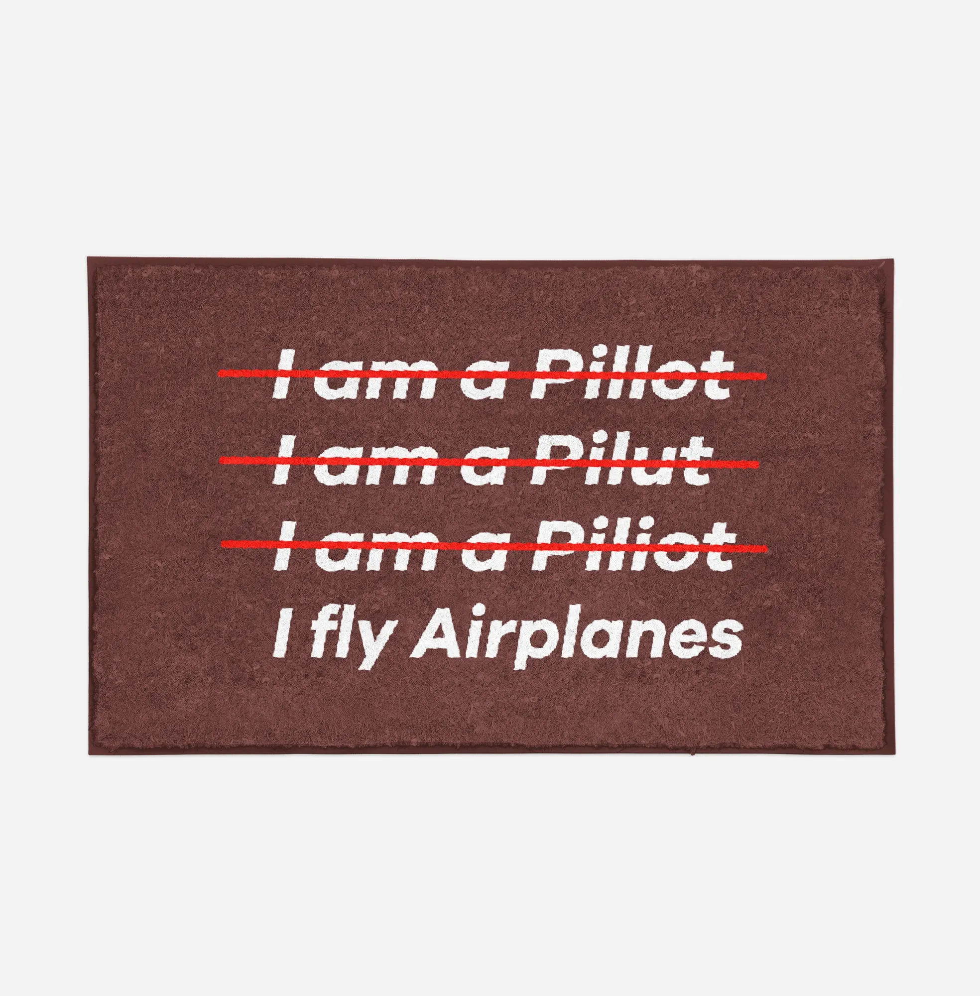 I Fly Airplanes Designed Door Mats