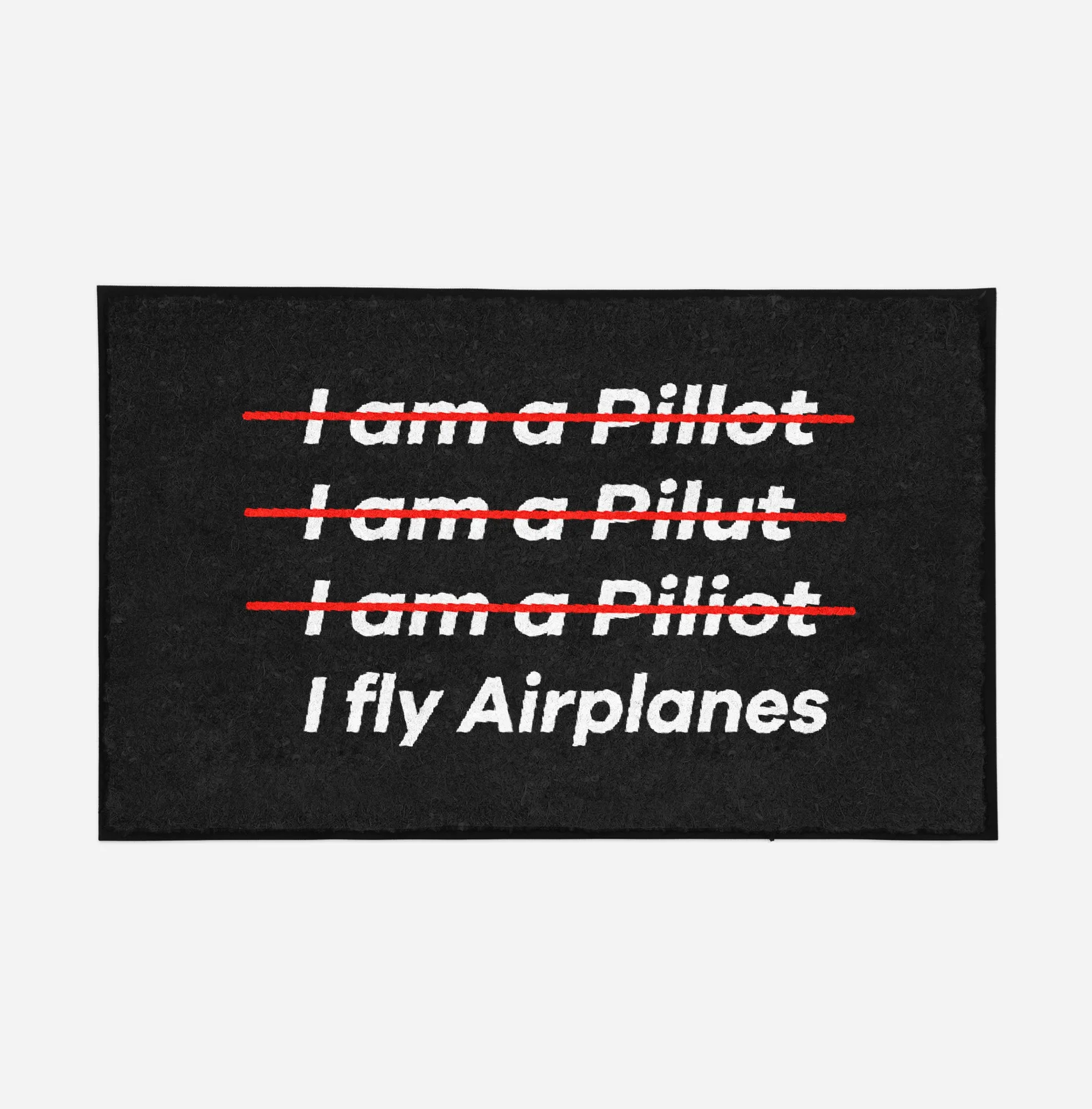 I Fly Airplanes Designed Door Mats