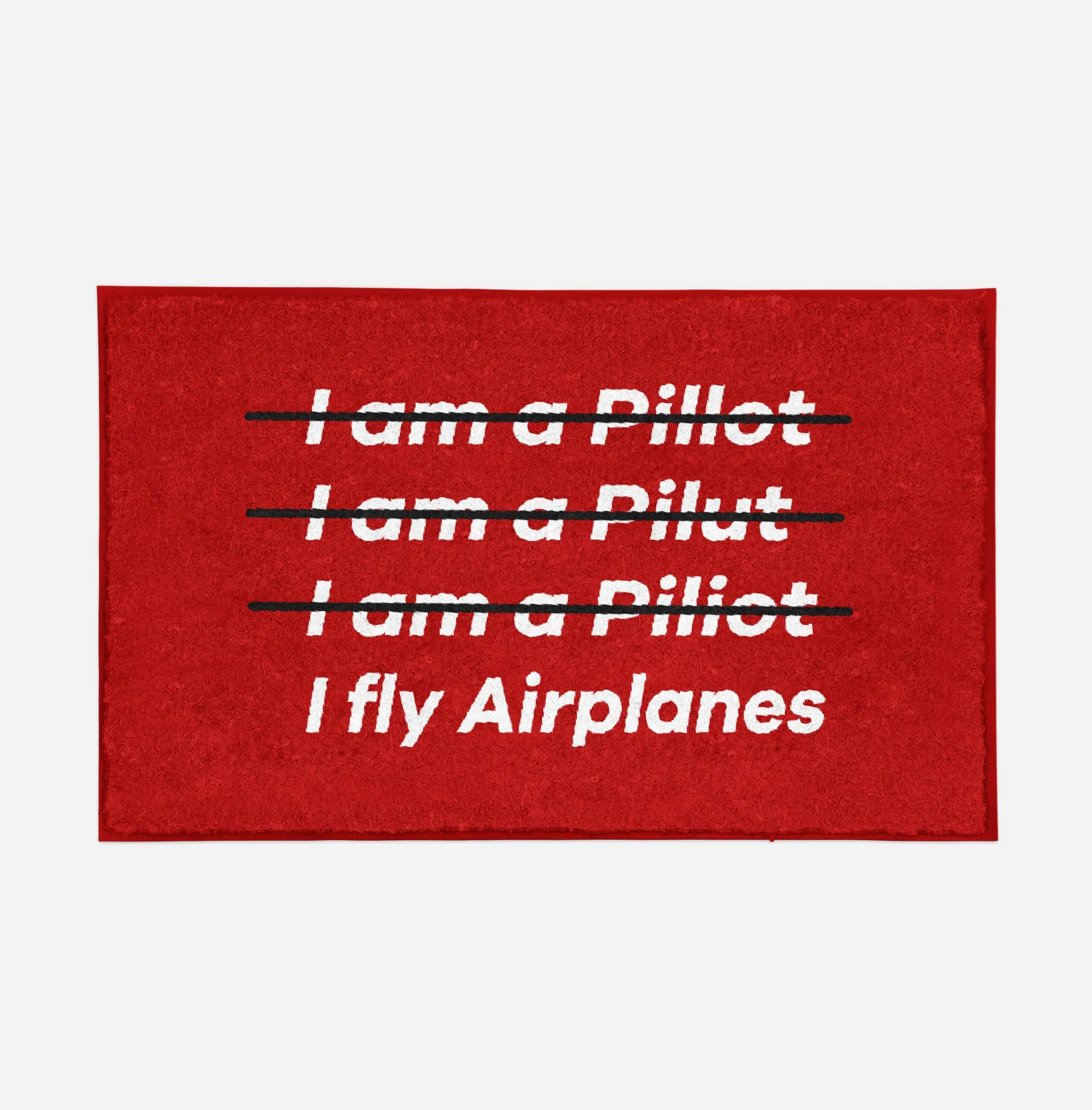 I Fly Airplanes Designed Door Mats
