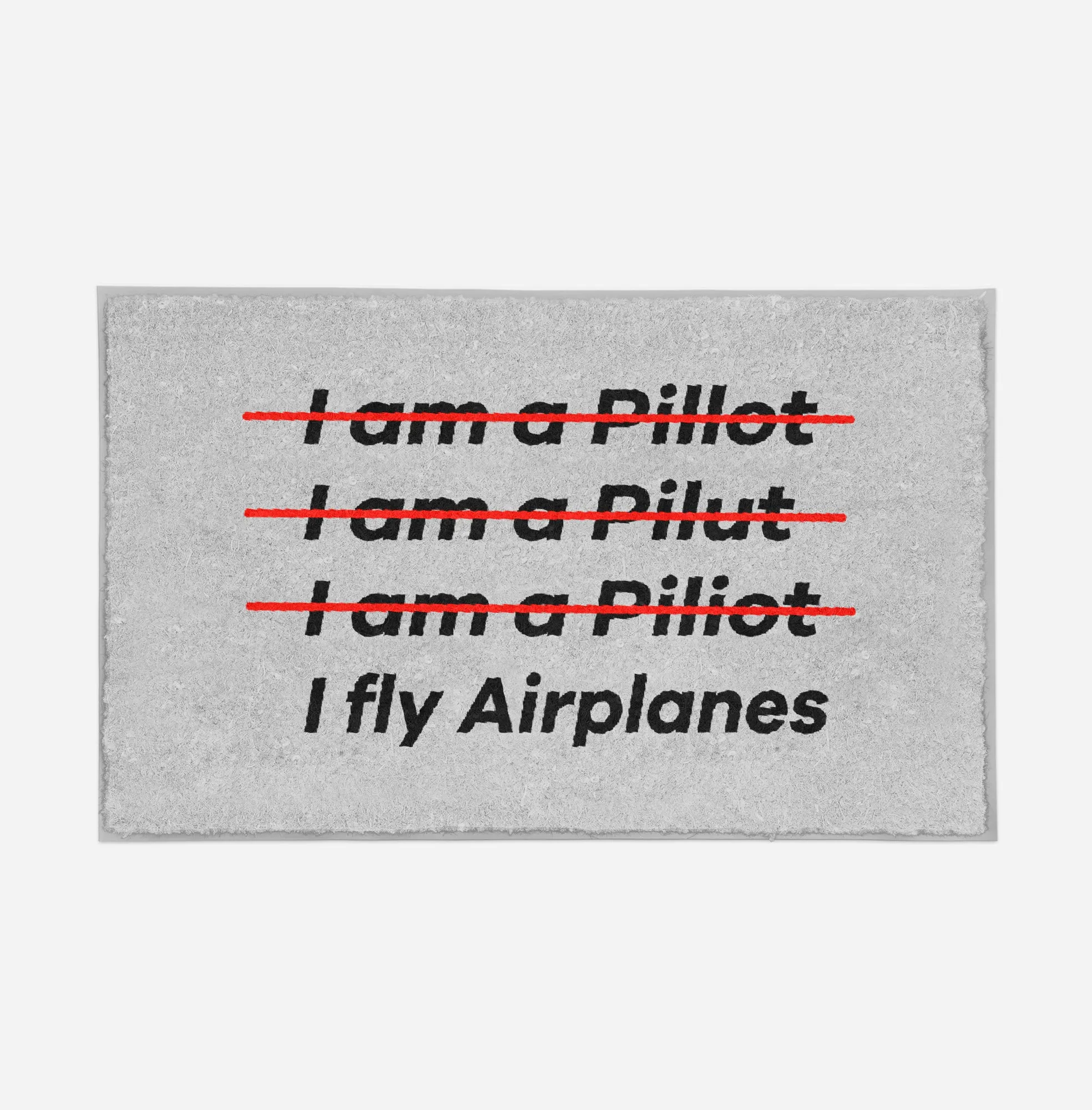 I Fly Airplanes Designed Door Mats