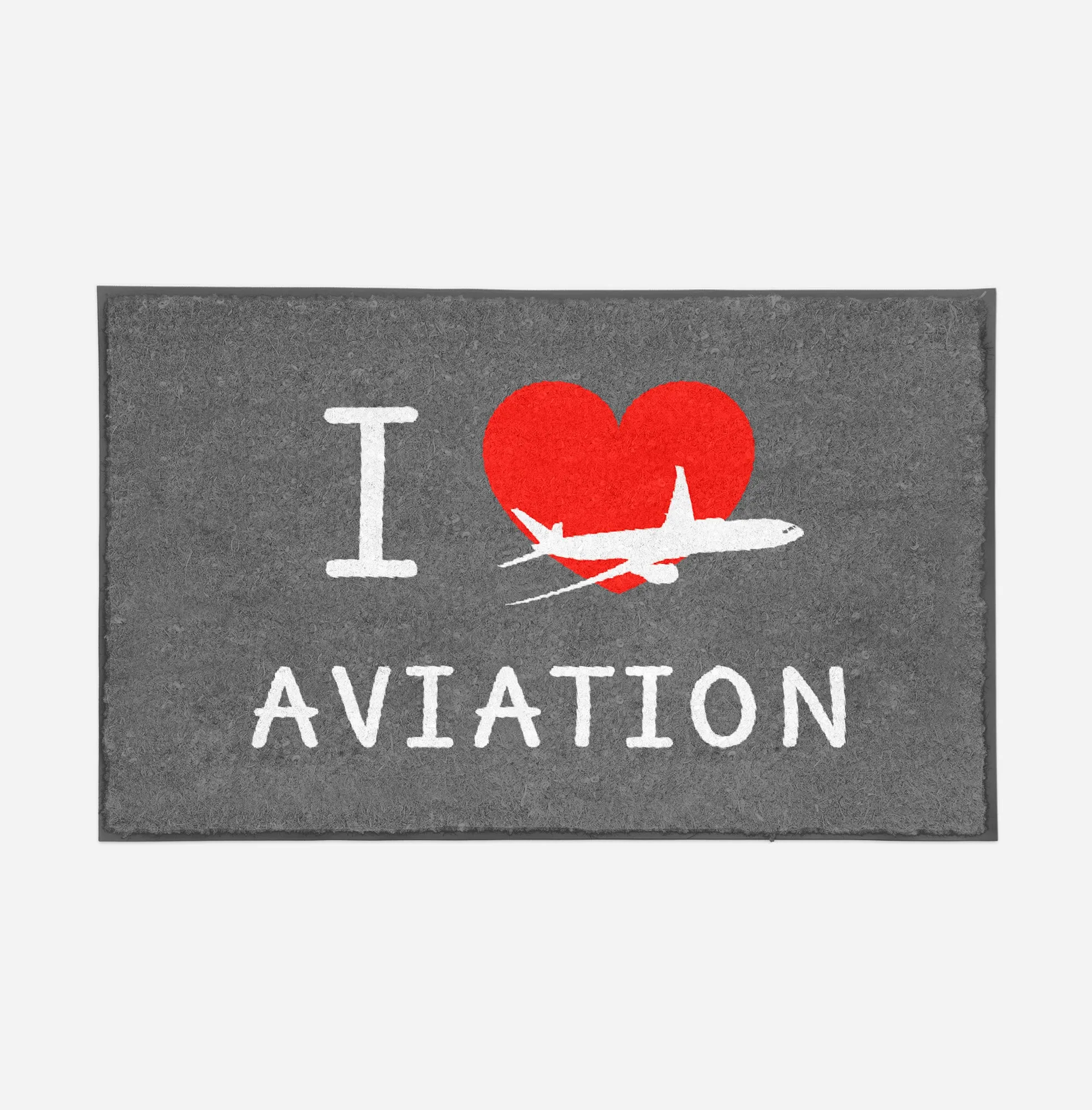 I Love Aviation Designed Door Mats