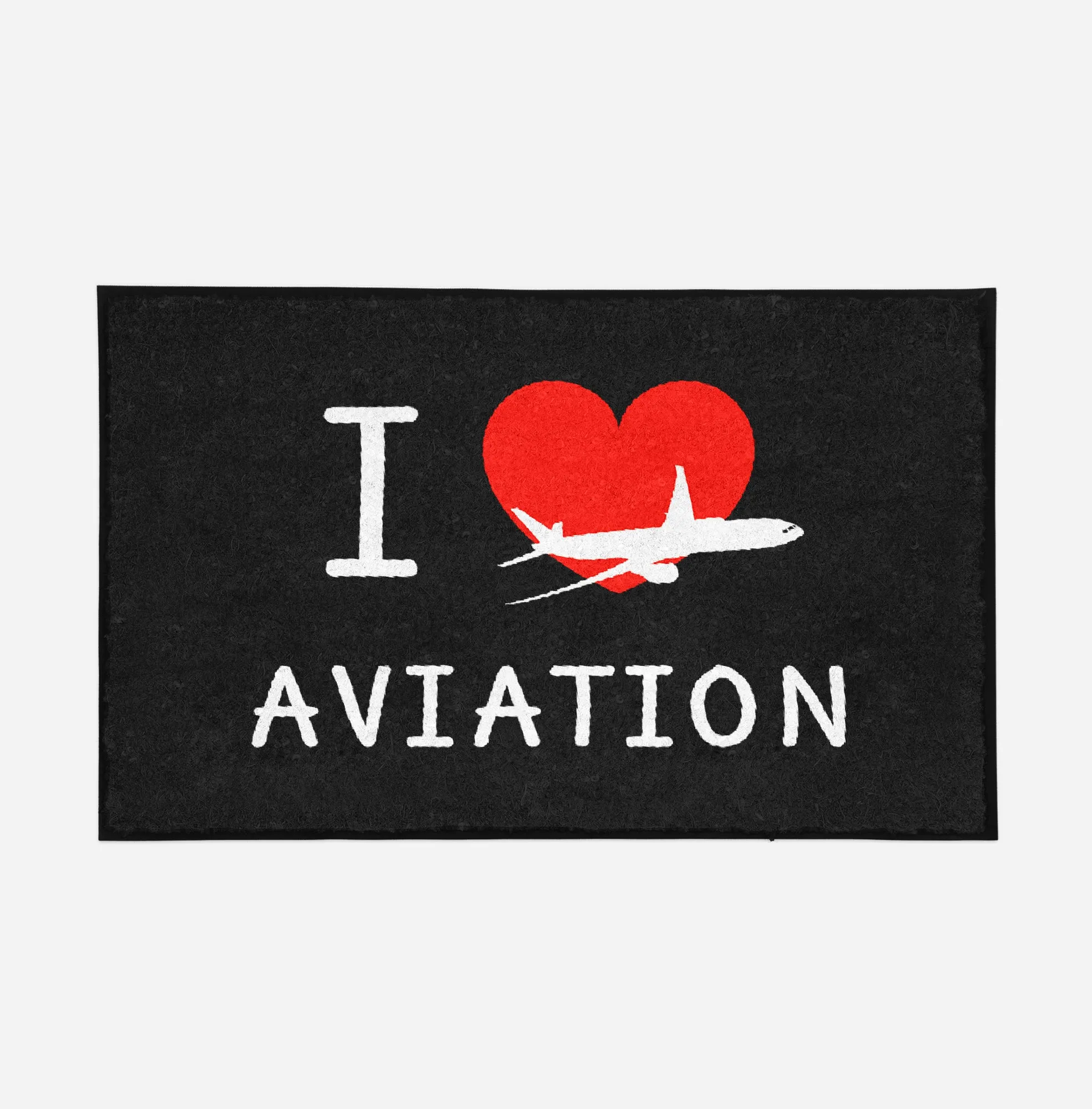 I Love Aviation Designed Door Mats