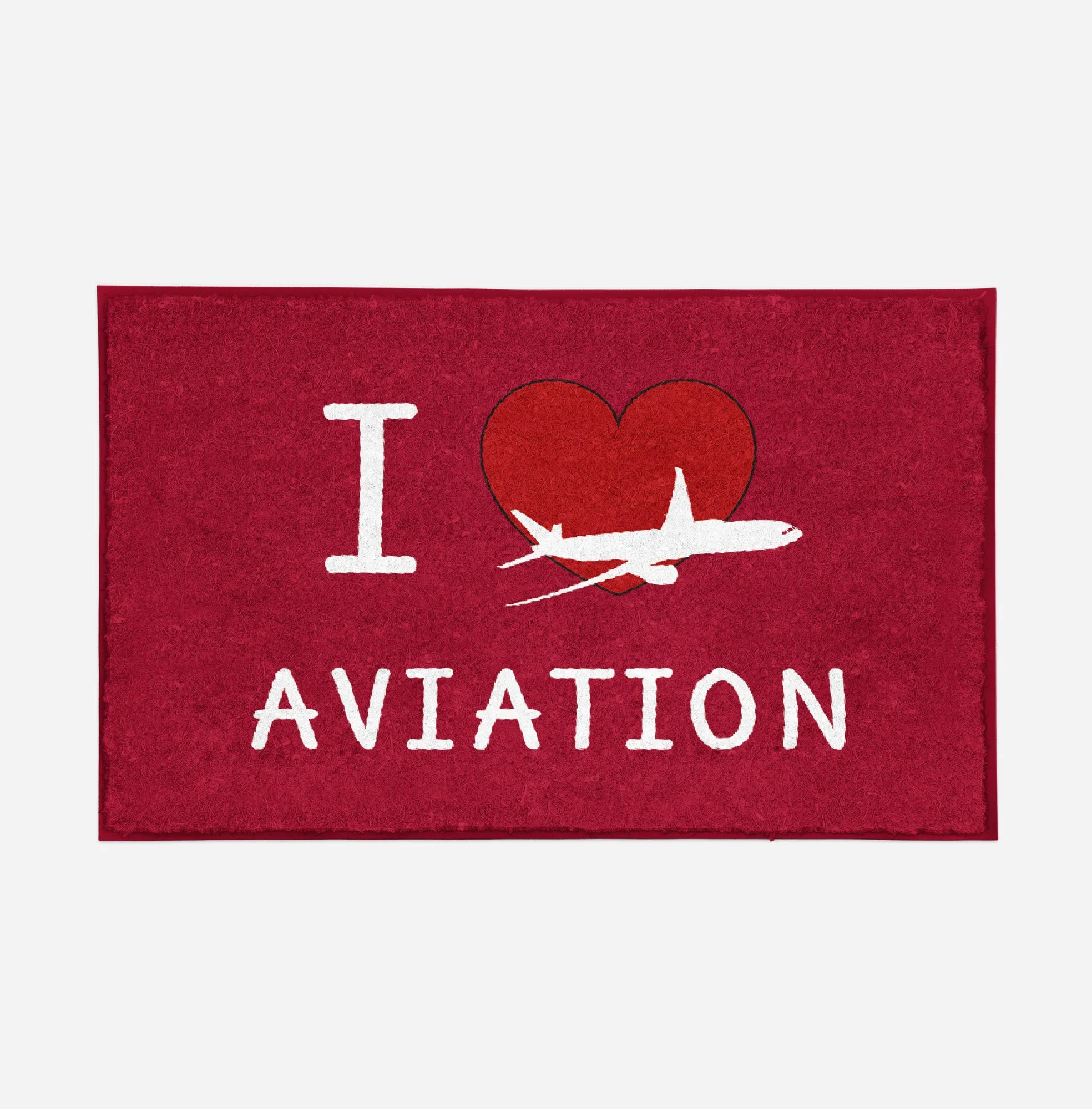 I Love Aviation Designed Door Mats