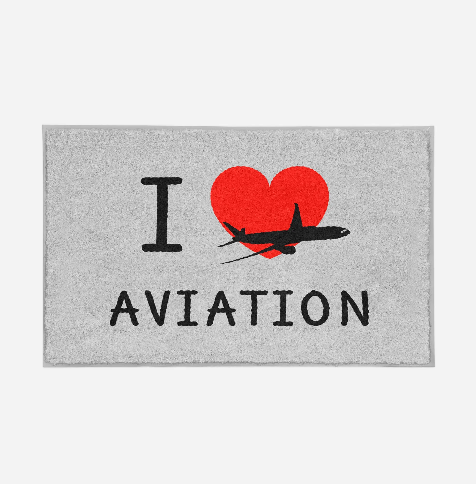 I Love Aviation Designed Door Mats