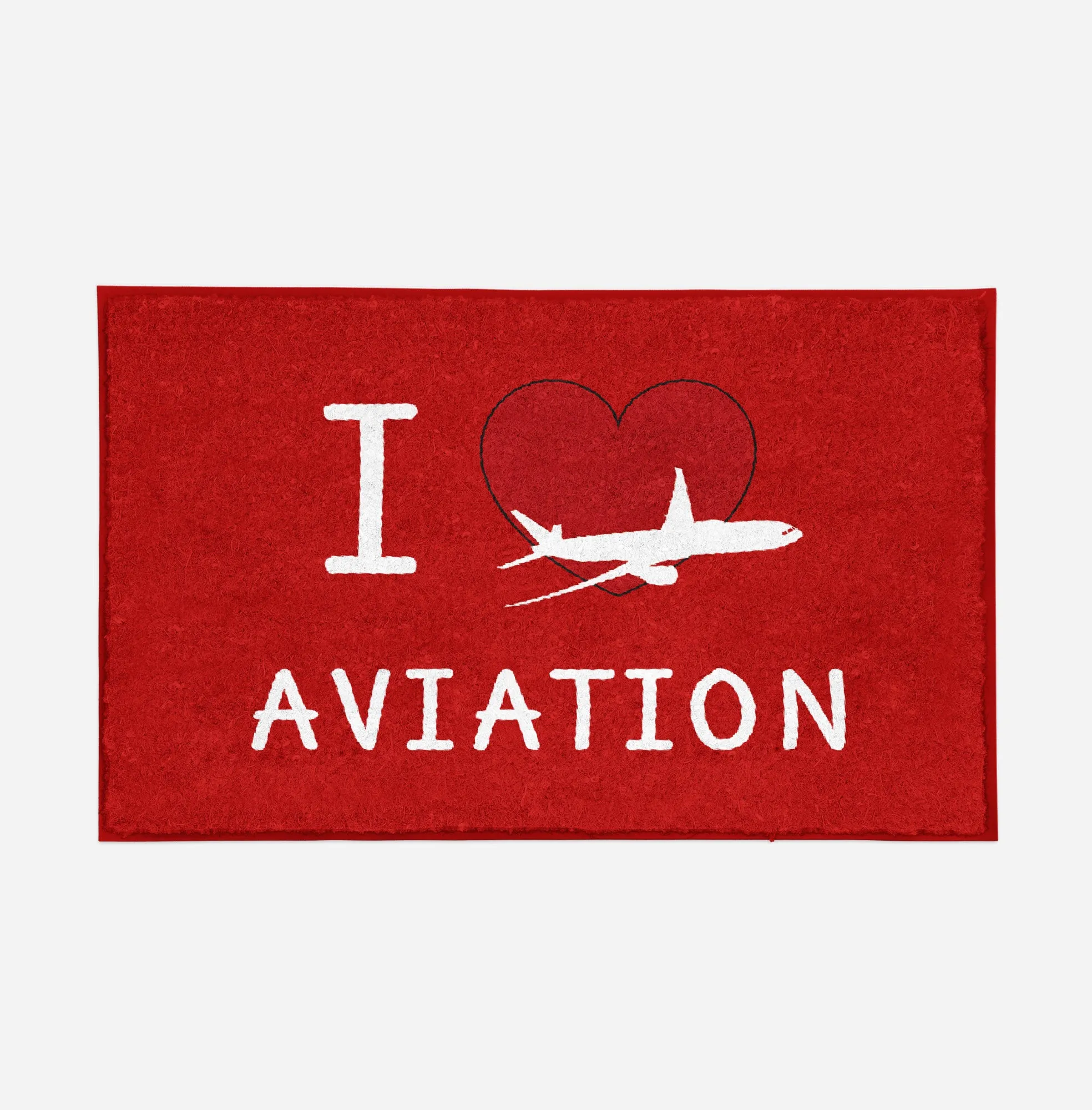I Love Aviation Designed Door Mats