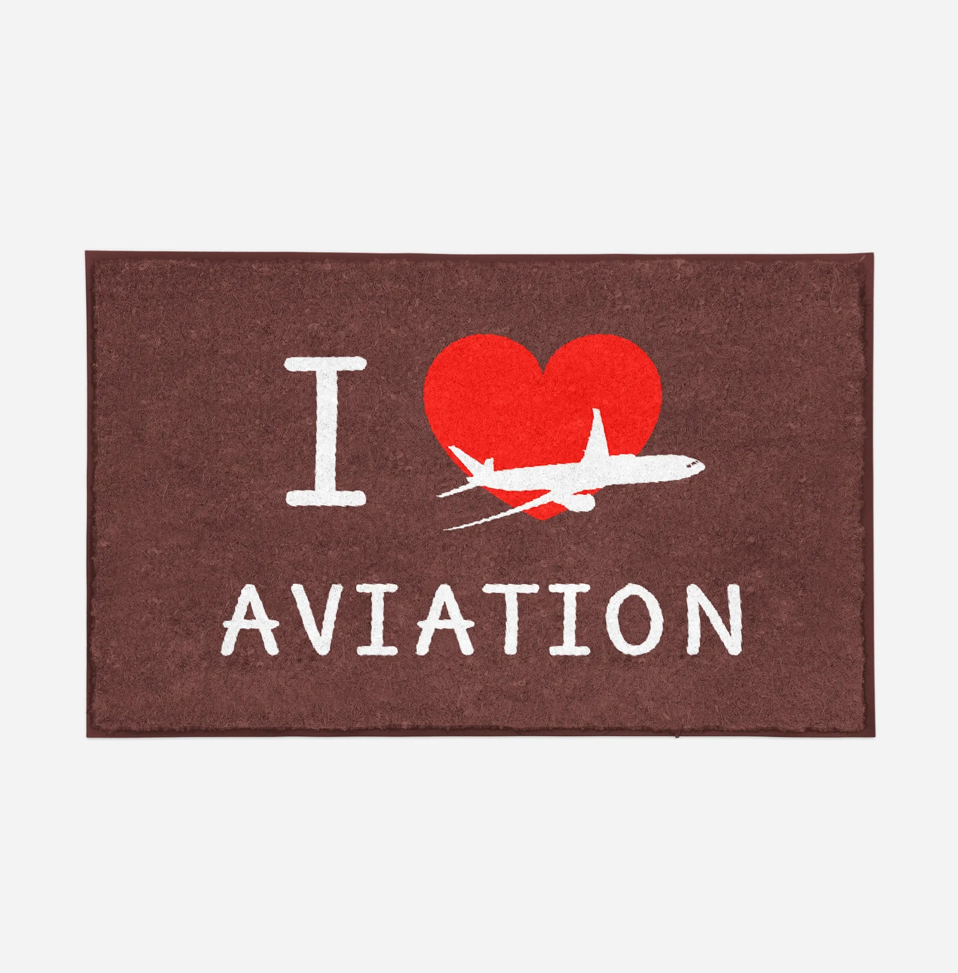 I Love Aviation Designed Door Mats