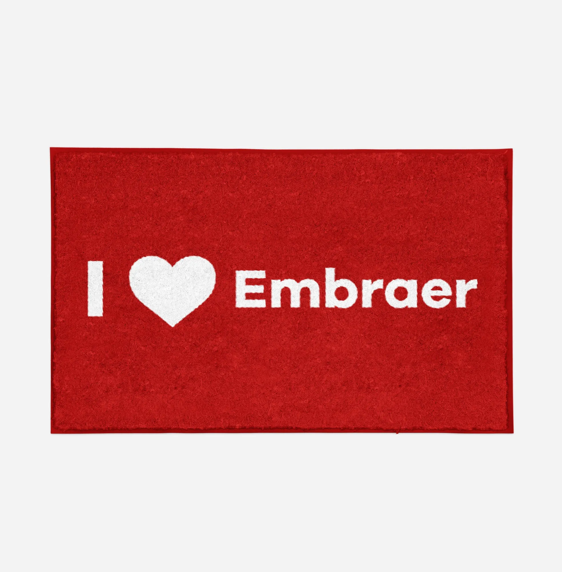 I Love Embraer Designed Door Mats