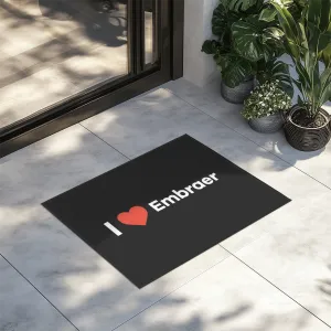 I Love Embraer Designed Door Mats door entrance rug