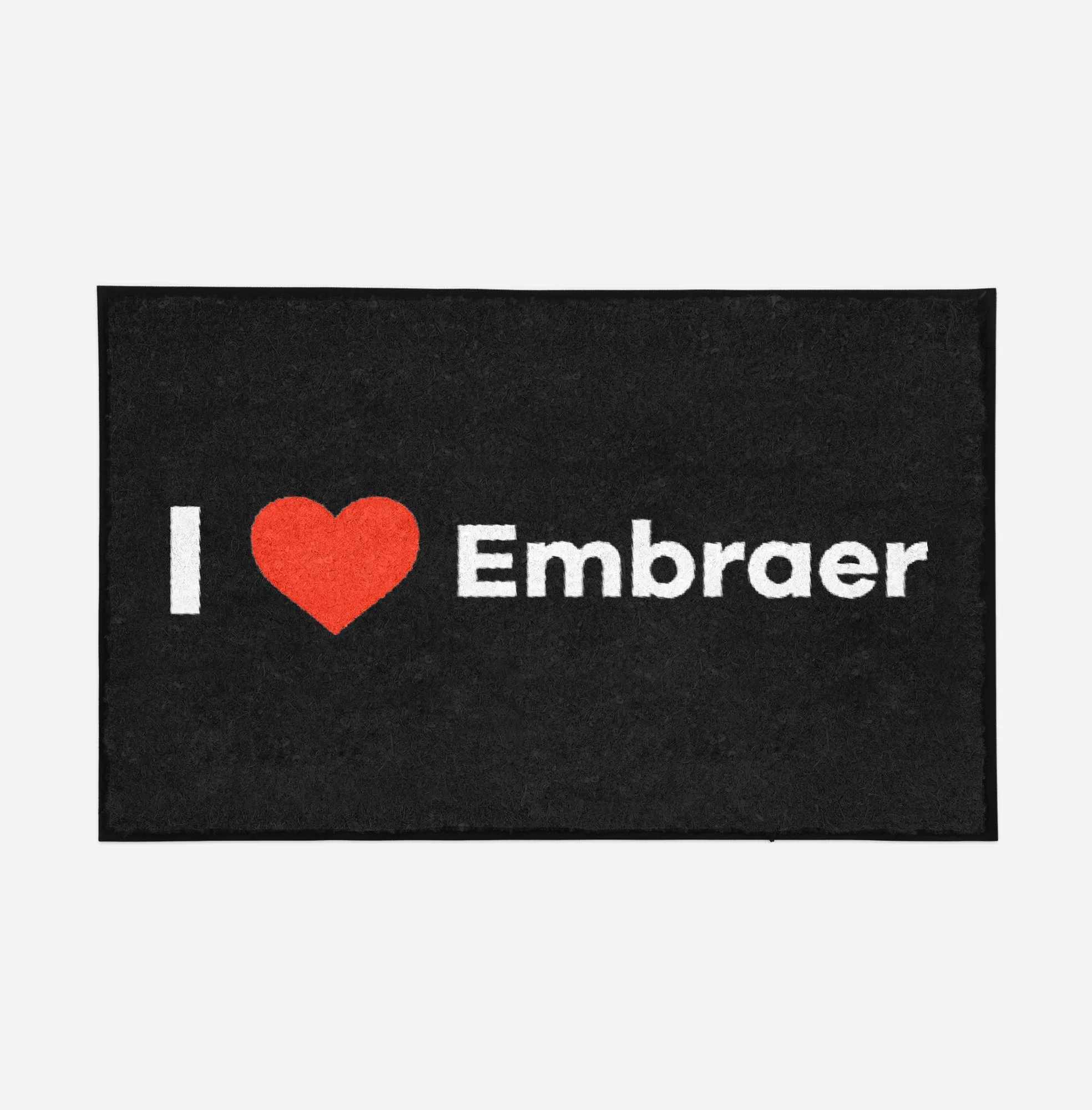 I Love Embraer Designed Door Mats